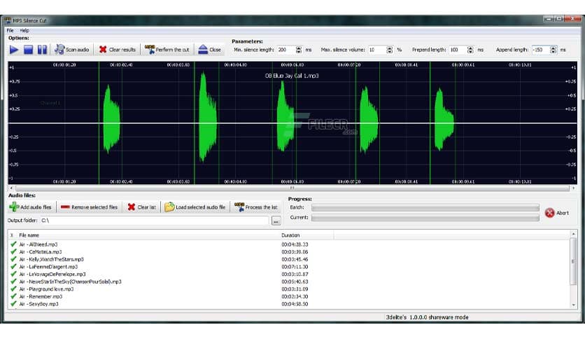 3delite MP3 Silence Cut 1.0.25.42
