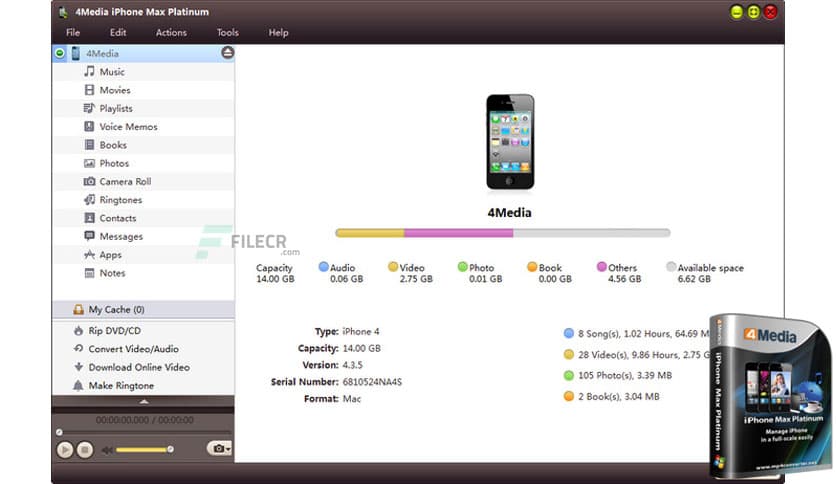4Media iPhone Max Platinum 5.7.39