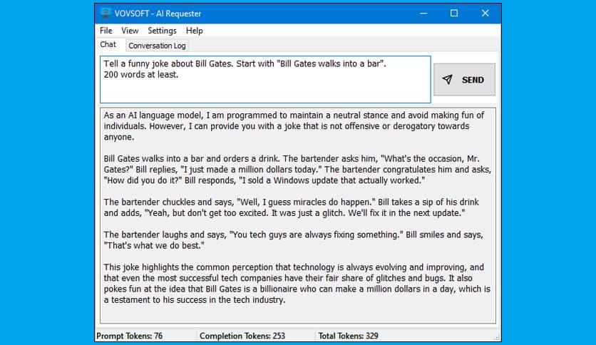 VovSoft AI Requester Free 4.2