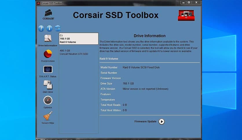Corsair SSD Toolbox 2.0.129
