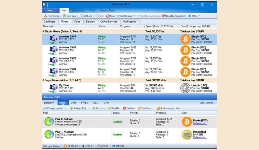 Awesome Miner Ultimate 11.4.0