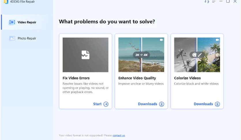 4DDiG Video Repair