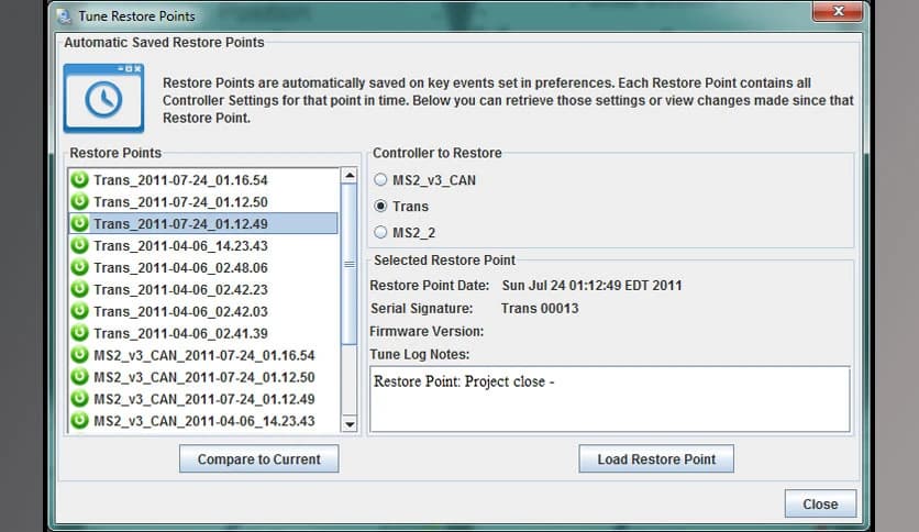 Tuner Studio MS 3.1.08