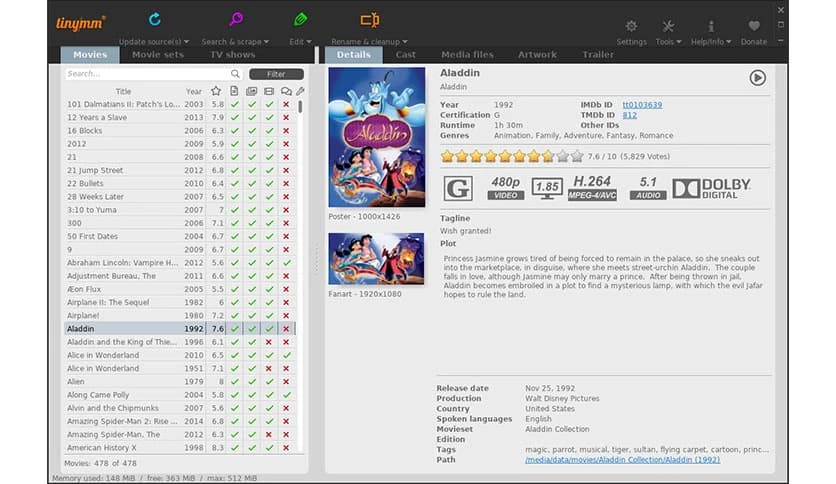TinyMediaManager 5.2.6