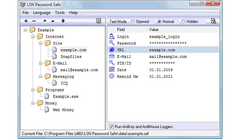 LSN Password Safe 3.1.0