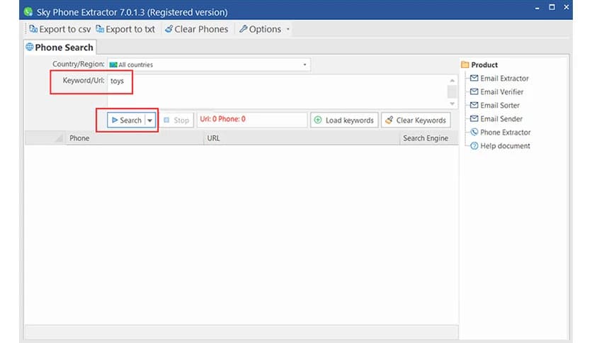 Sky Phone Extractor 8.0.0.3