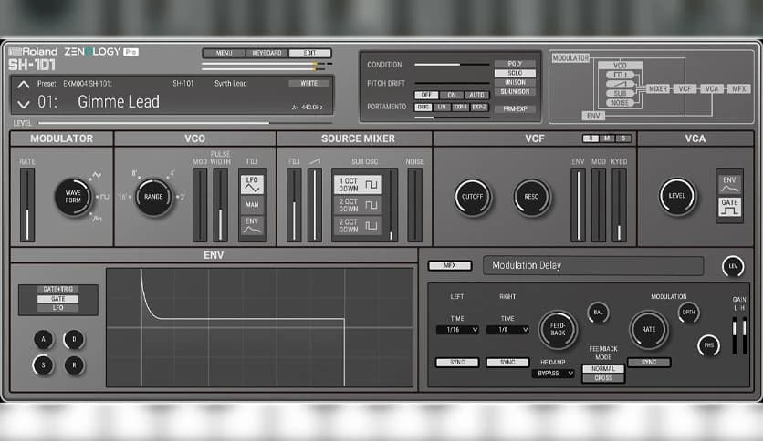 Roland Cloud SH-101 v1.1.7