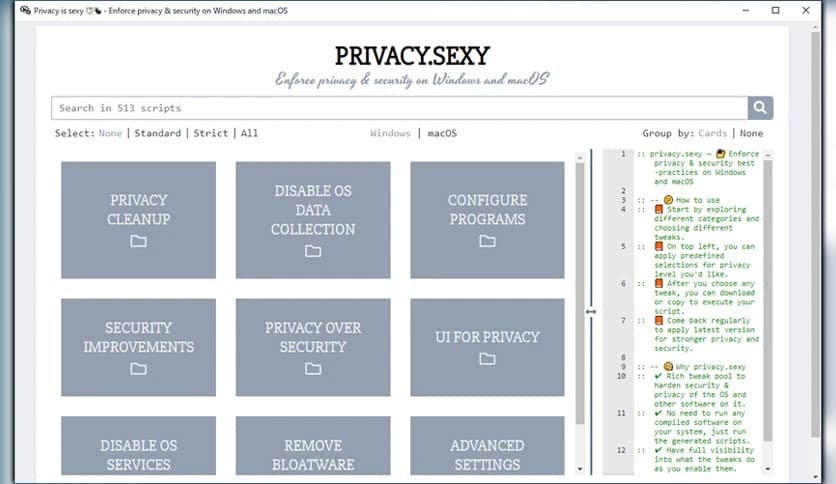 Privacy.Sexy 0.13.8