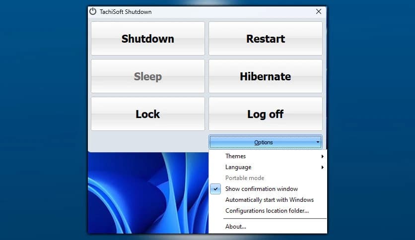 TachiSoft Shutdown 1.1.0