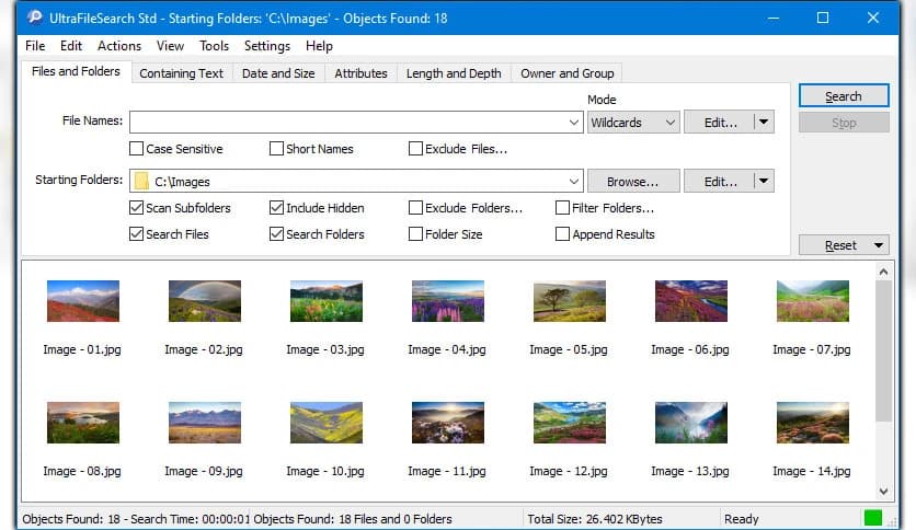 UltraFileSearch 6.5.0.22318