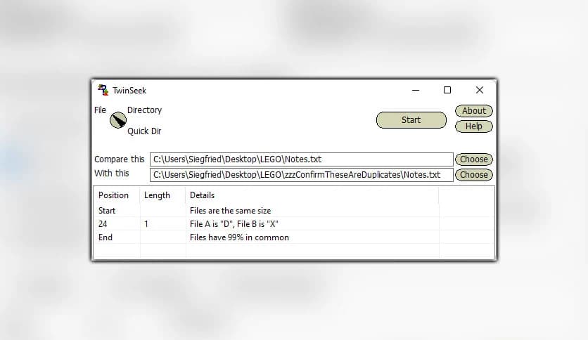 ACAPsoft TwinSeek 1.9