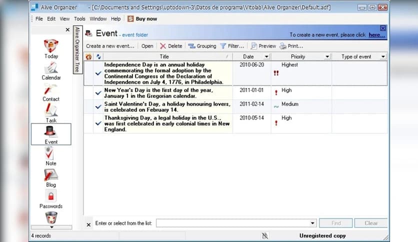 Alive Organizer 3.11.17.3