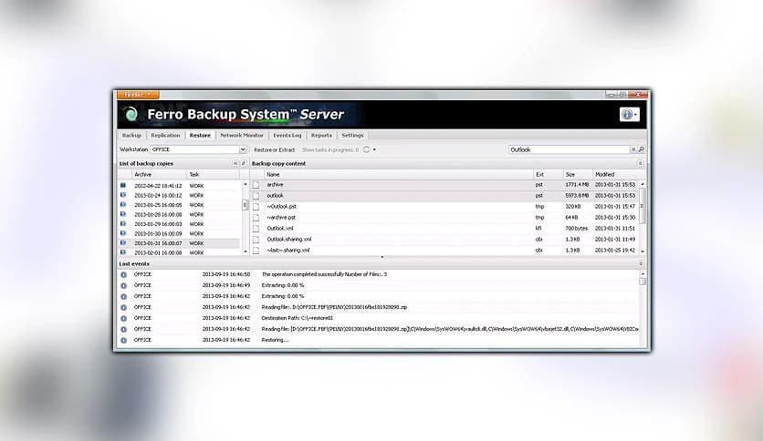 Ferro Backup System 6.3