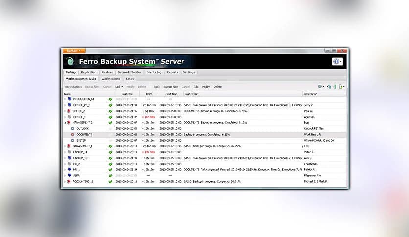 Ferro Backup System 6.3
