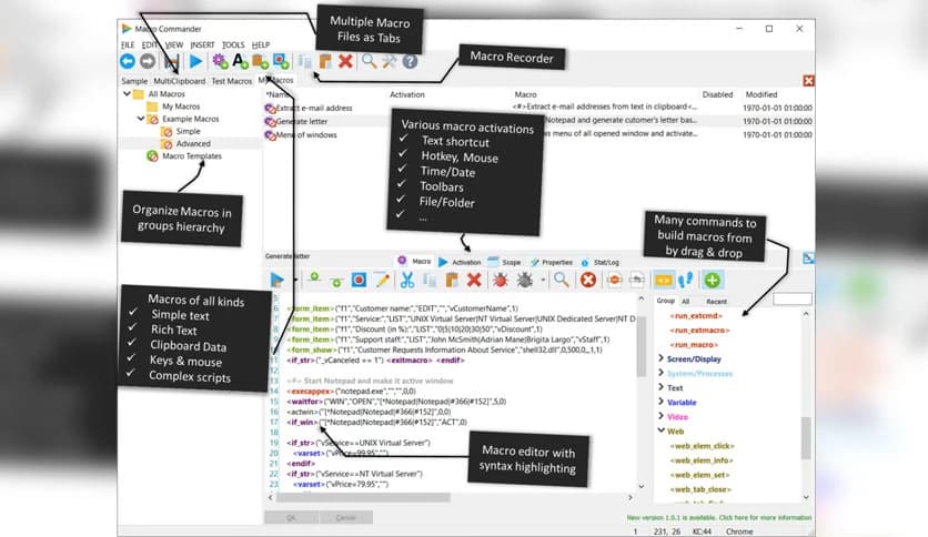 Macro Commander Pro+ 2.8