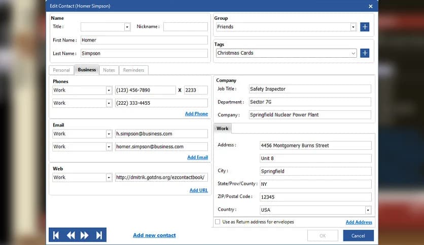E-Z Contact Book 6.0.0.20