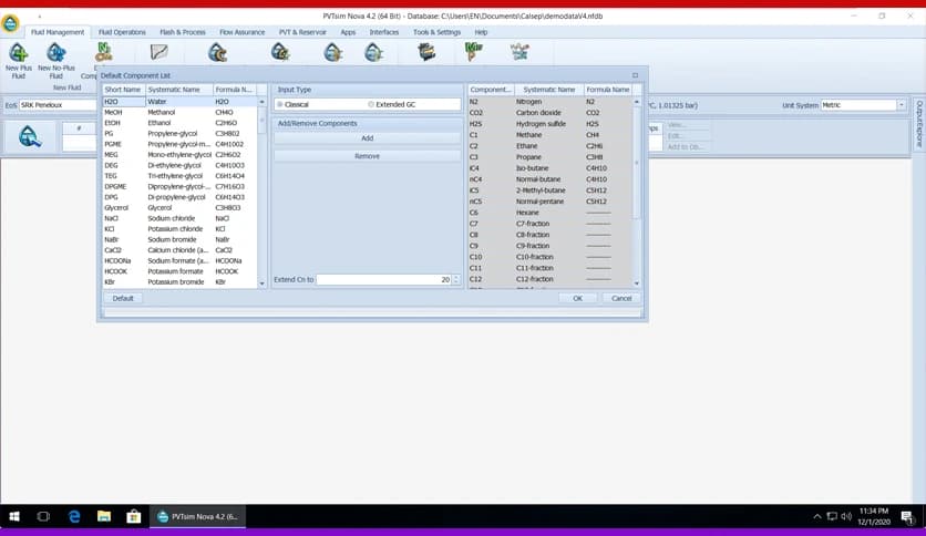 Calsep PVTSIM Nova 7.0.16122