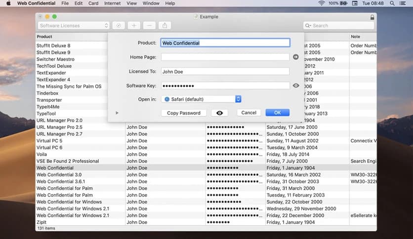 Web Confidential 5.4.3