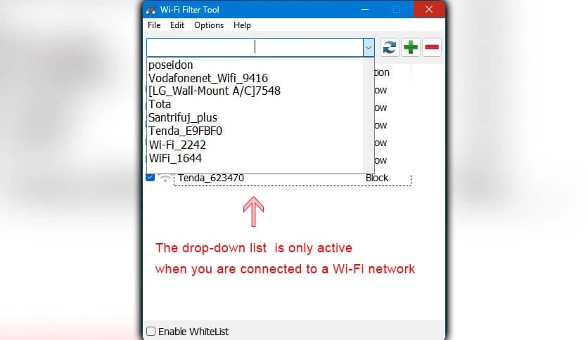 Sordum Wi-Fi Filter Tool 1.2