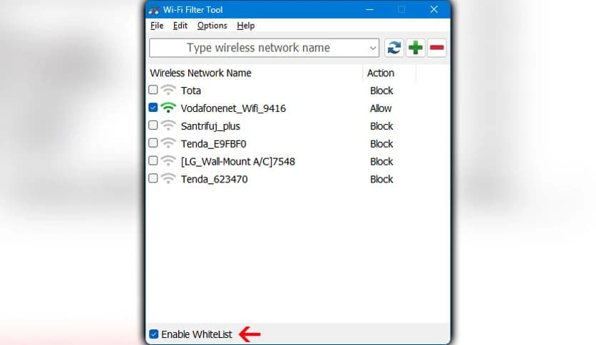 Sordum Wi-Fi Filter Tool 1.2