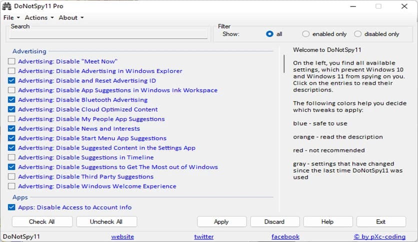 DoNotSpy11 Pro 1.3.0