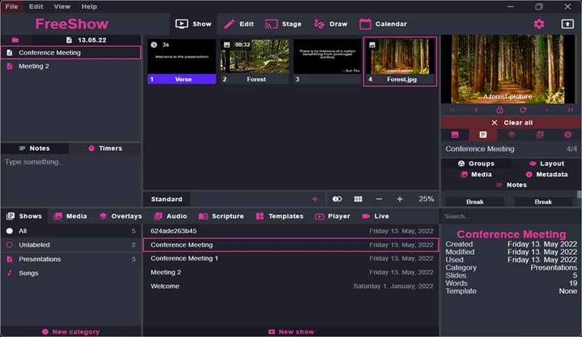 Live Church Solutions FreeShow 0.9.9