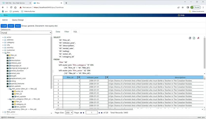 Qvu Data Service 0.1.5