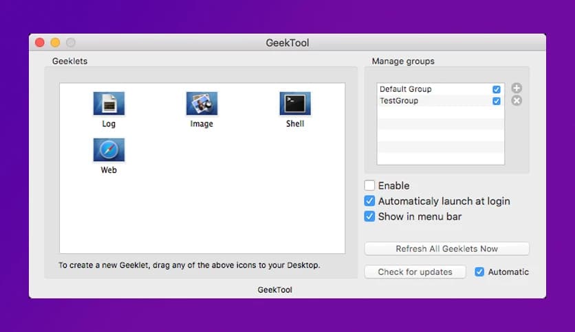 Tynsoe GeekTool 3.3.1