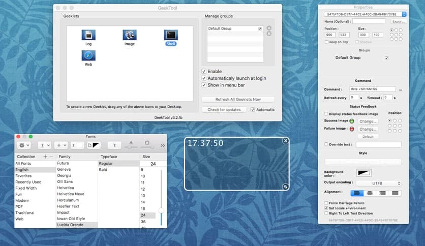 Tynsoe GeekTool 3.3.1
