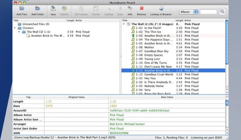 MusicBrainz Picard 2.13.3