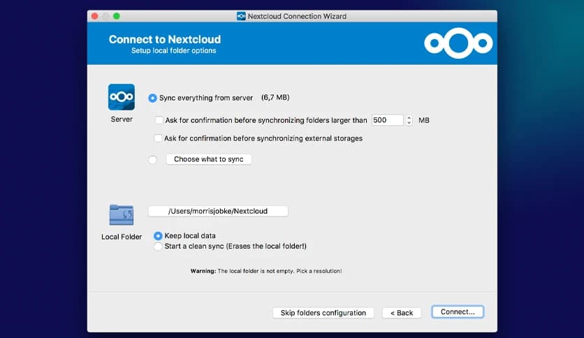 Nextcloud Desktop 4.0.5
