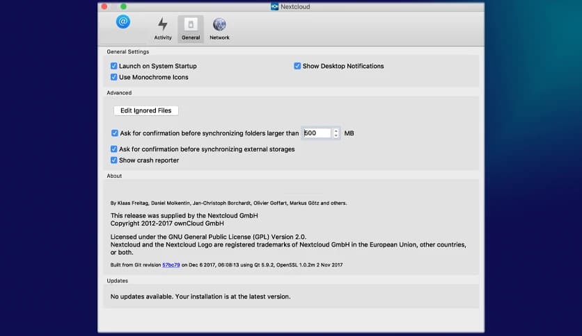 Nextcloud Desktop 4.0.5