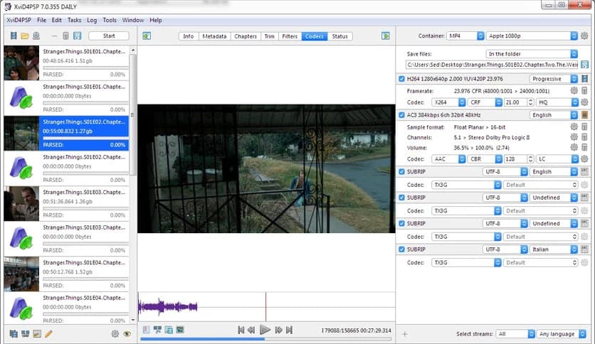 Winnydows XviD4PSP 8.1.100