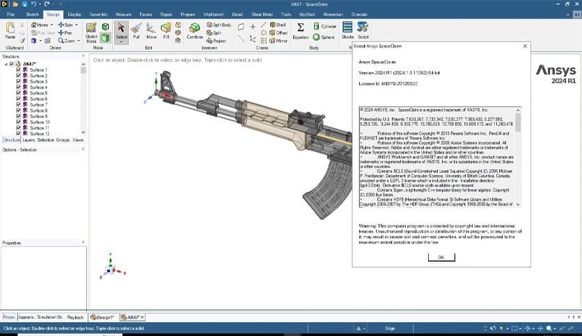 ANSYS SpaceClaim 2025 R2
