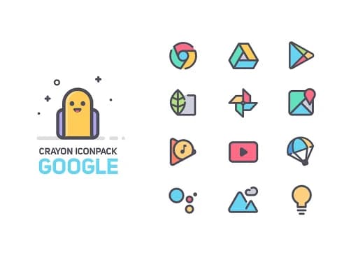Crayon Icon Pack 5.7