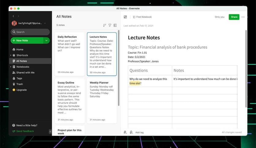 Evernote 11.2.1.7248