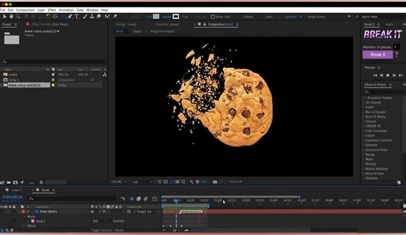 Aescripts Break It 1.1.2 for After Effects