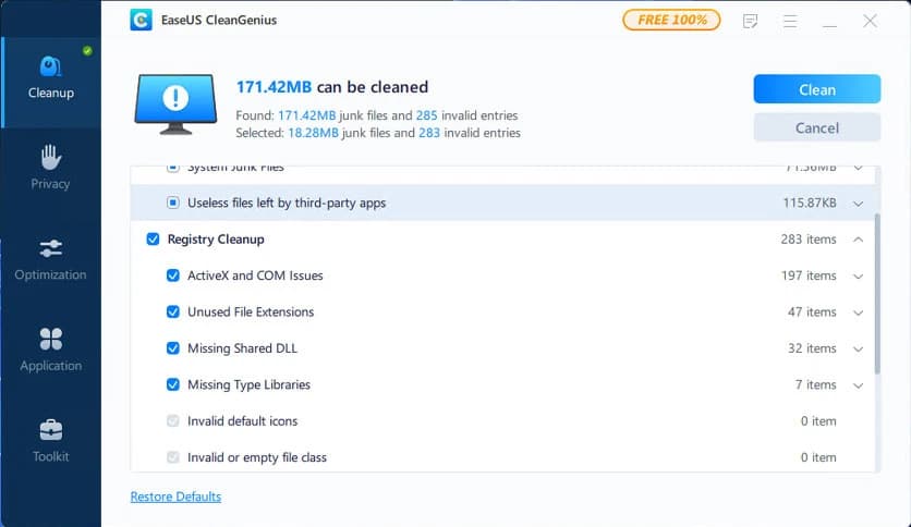 EaseUS CleanGenius 3.0.4