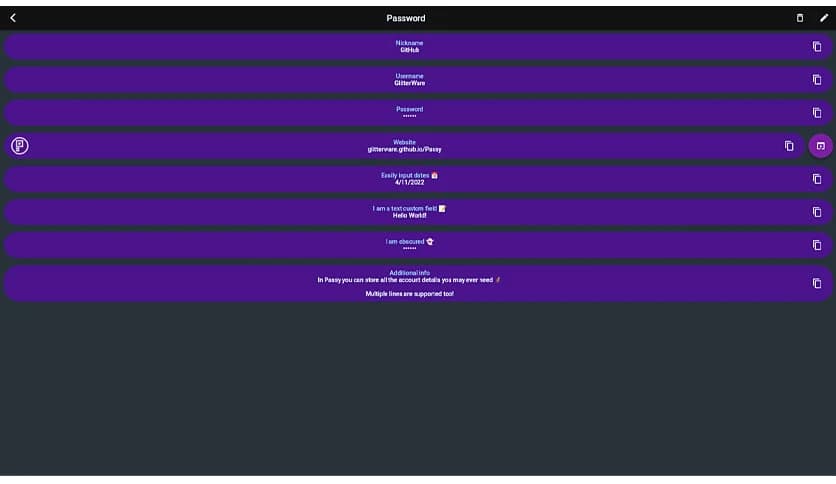 GlitterWare Passy 1.7.0
