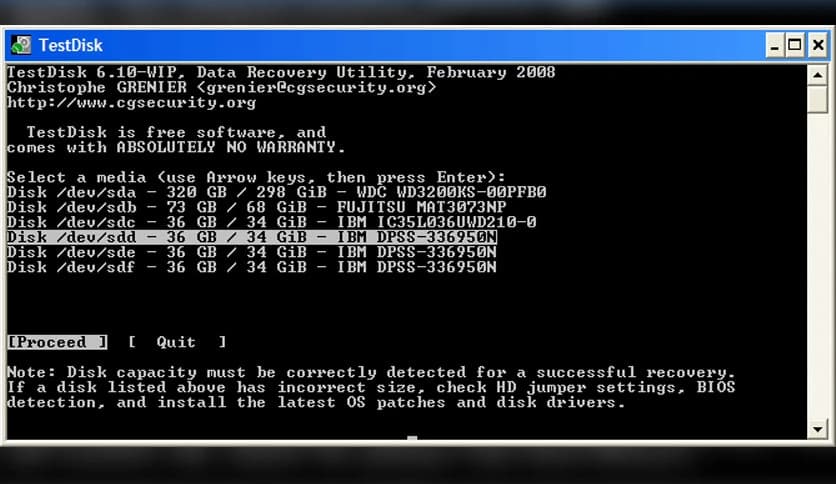 TestDisk & PhotoRec 7.3