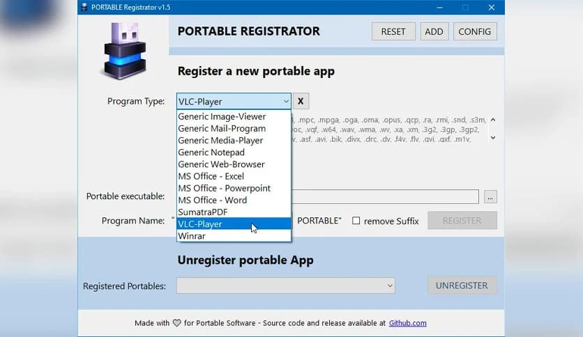 Portable Registrator 1.5