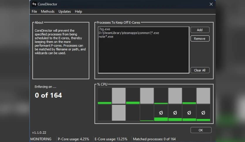 Bitsum CoreDirector 1.2.2.4
