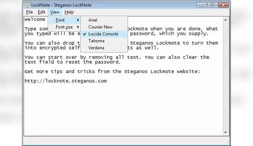 Steganos LockNote 2.0.2