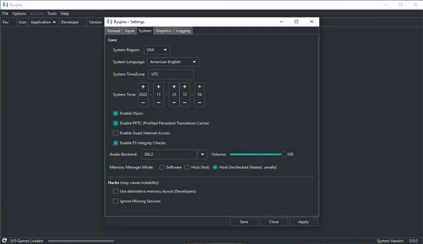Ryujinx Emulator 1.3.3