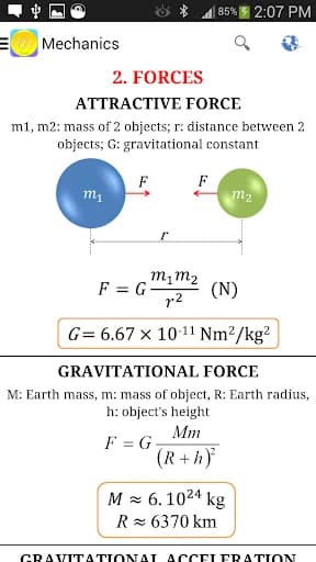 Physics Formulas 5.1.2