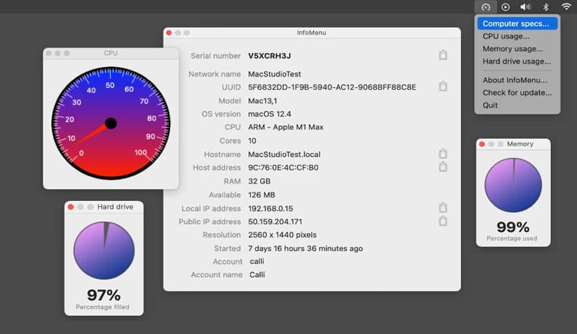 Xproline InfoMenu 1.3.2