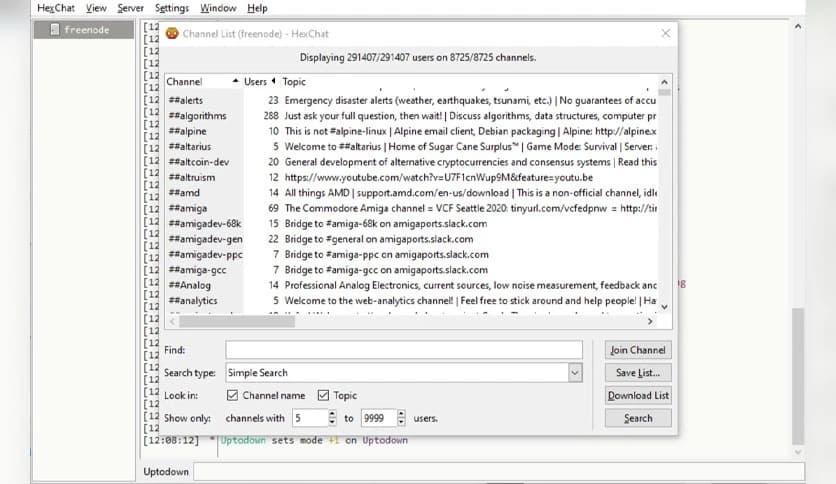 HexChat IRC Client 2.16.2