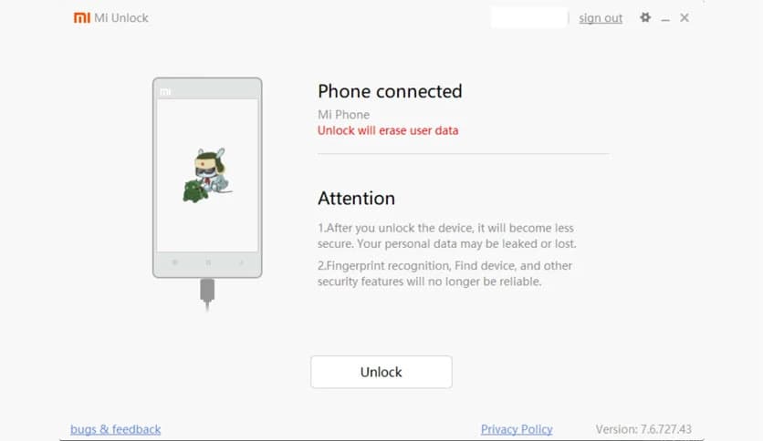 Mi Unlock 7.6.727.43