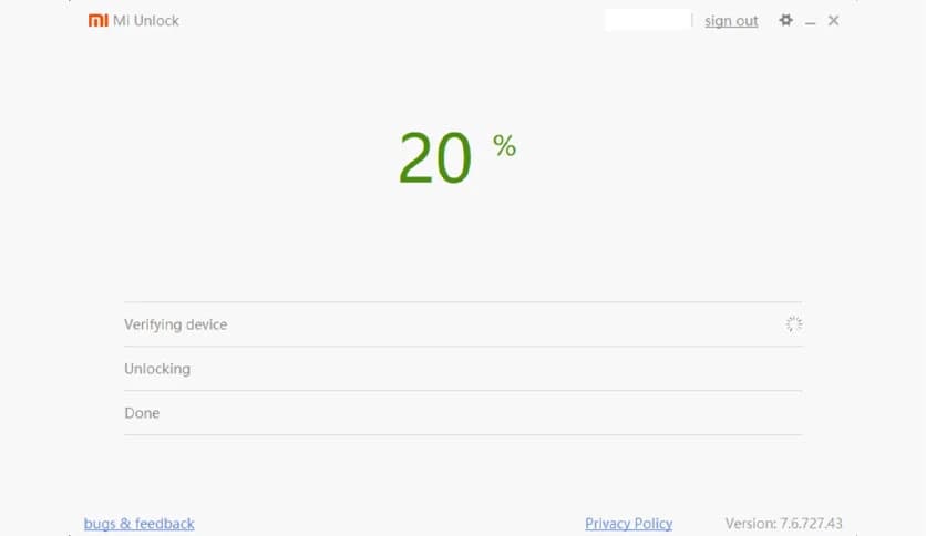 Mi Unlock 7.6.727.43