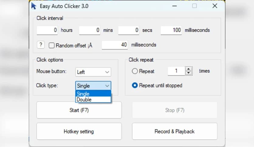 Easy Auto Clicker